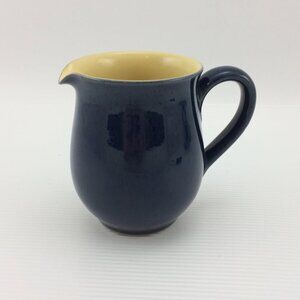 Blue Denby Stoneware 1/2 Pint Small Creamer Jug Farmhouse Cottagecore